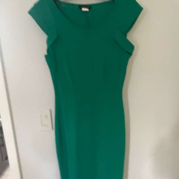 Teal, Venus sheath dress. Never worn! Flattering, unique sleeve design!!! - Picture 1 of 2